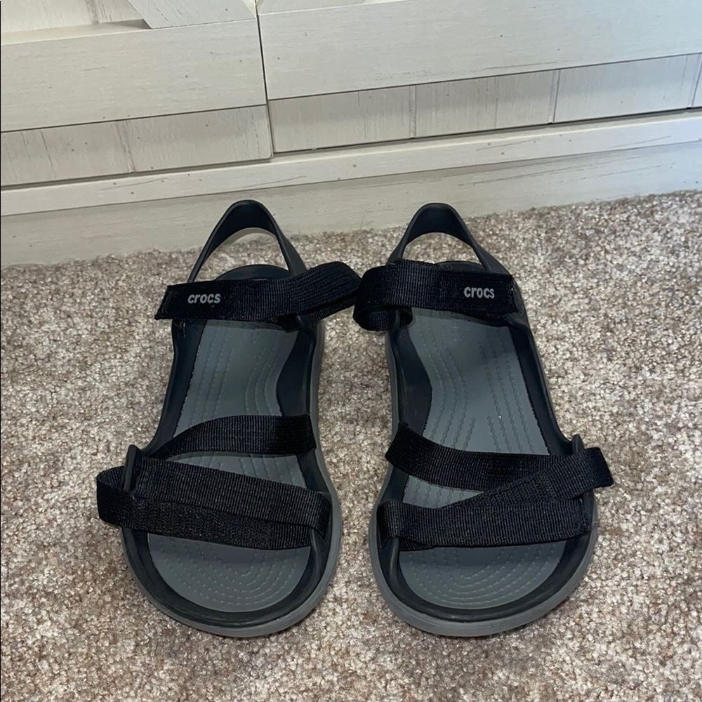 Crocs Women’s Black Sandals (Size 6) - Picture 5 of 5